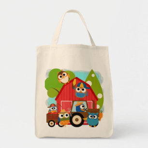 Bolso De Tela Agricultores de búho