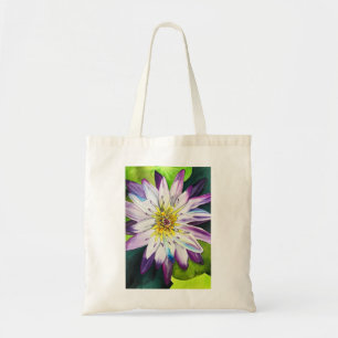 Bolso De Tela Agua acuática lirios arte fino