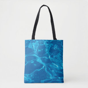 Bolso De Tela Agua azul