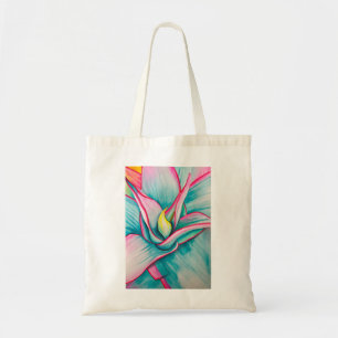 Bolso De Tela Agua de Agave suculenta arte fino