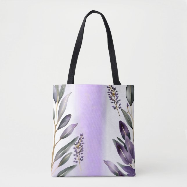 Bolso De Tela Agua de lavanda y eucalipto (Anverso)