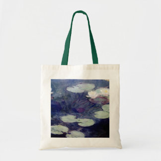 Bolso De Tela Agua-Lirios rosados: 1897-99 de Monet