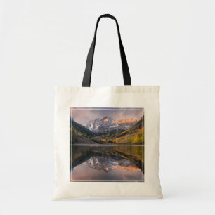Bolso De Tela Agua Maroon Bells Colorado