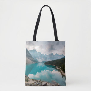 Bolso De Tela Agua   Moraine Lake Alberta Canadá