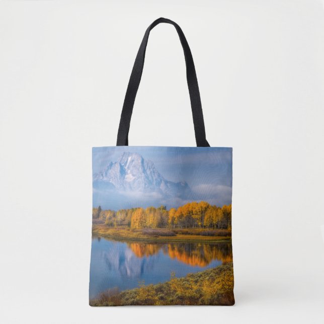 Bolso De Tela Agua | Oxbow Bend Jackson Wyoming (Anverso)