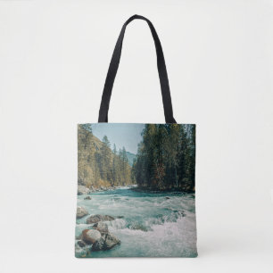 Bolso De Tela Agua Río Kuala, Montañas Altai