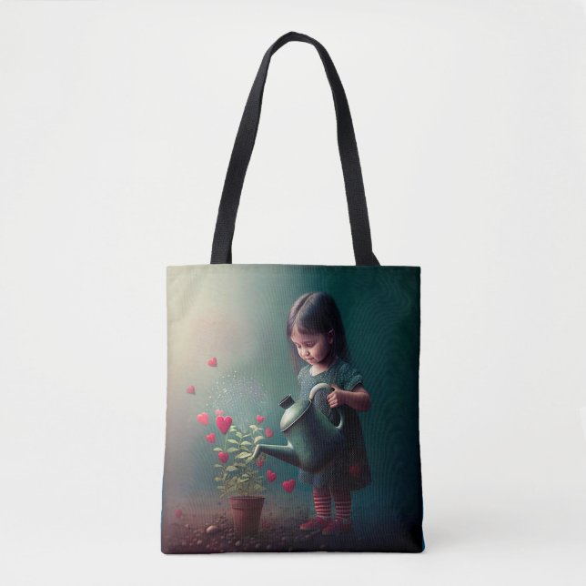 Bolso De Tela Agua tu amor (Anverso)