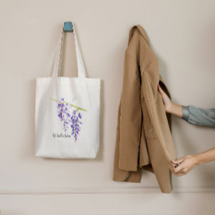 Bolso De Tela Agua Wisteria Botánica