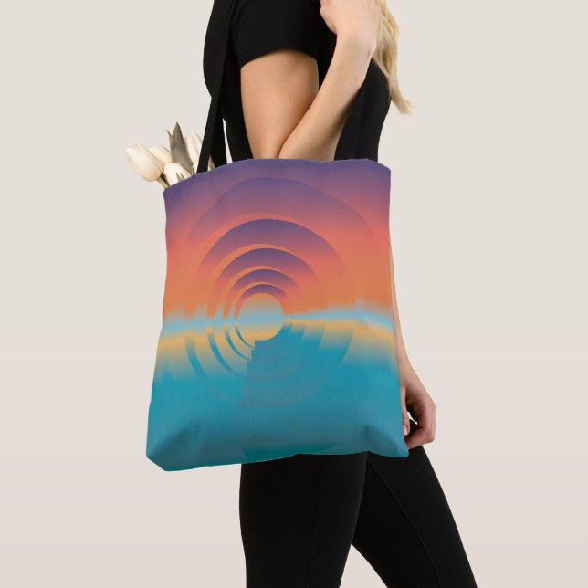 Bolso De Tela agua y horizonte (Detalle)