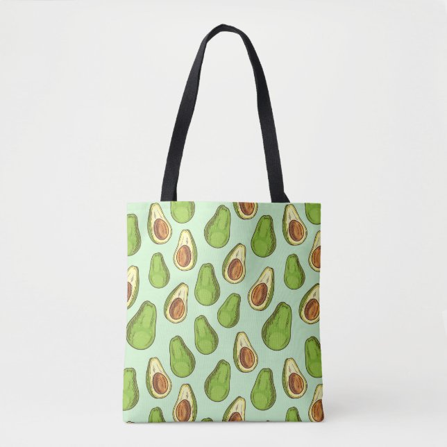 Bolso De Tela Aguacate (Anverso)
