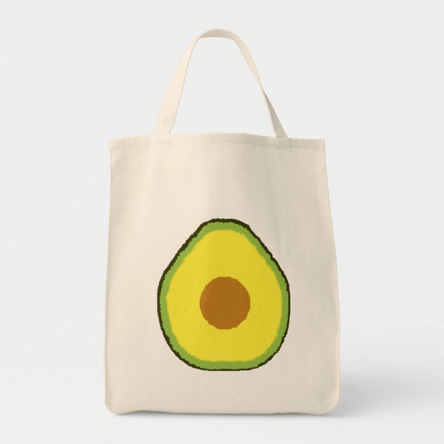 Bolso De Tela Aguacate (Frente)