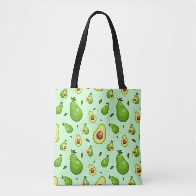 Bolso De Tela Aguacate (Anverso)