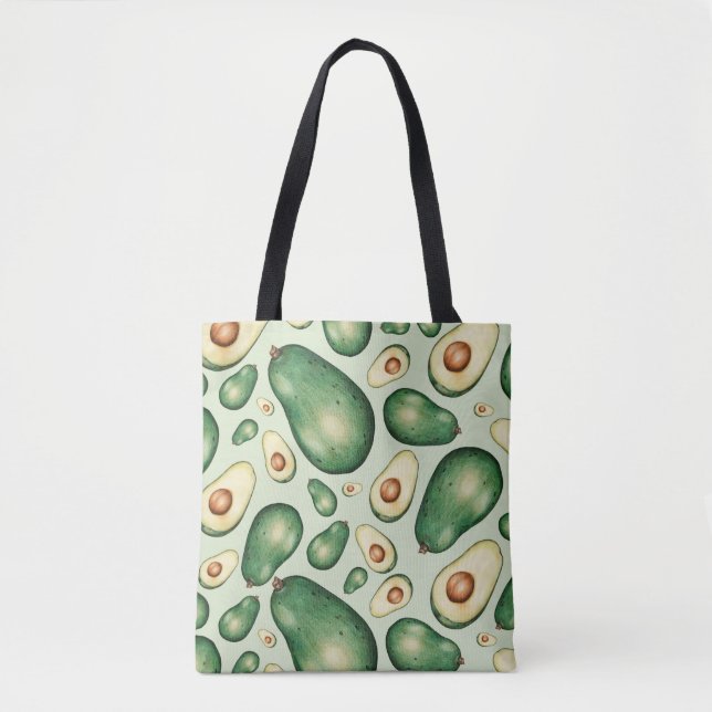 Bolso De Tela Aguacate (Anverso)