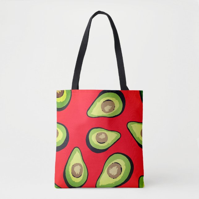Bolso De Tela Aguacate (Anverso)