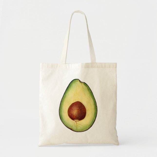 Bolso De Tela Aguacate (Frente)