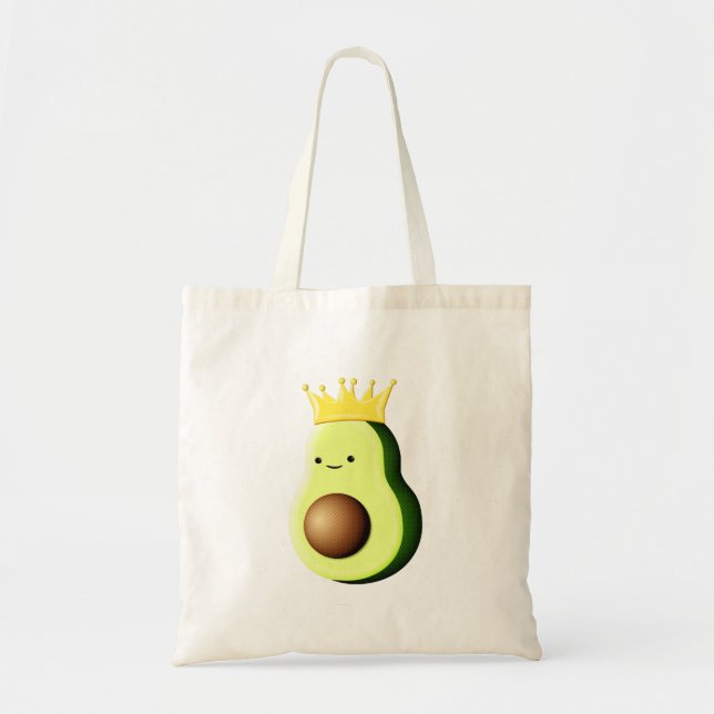 Bolso De Tela Aguacate El Rey De Todas Las Frutas (Frente)