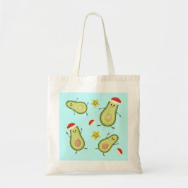 Bolso De Tela Aguacates y Navidad