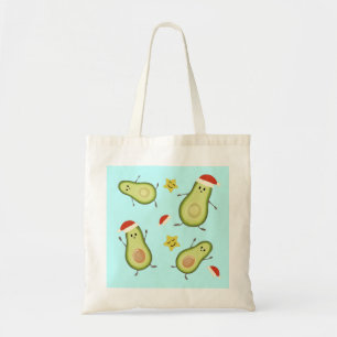 Bolso De Tela Aguacates y Navidad