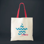 Bolso De Tela Aguamarina 2 del zigzag<br><div class="desc">Aguamarina del zigzag</div>