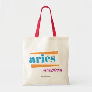 Bolso De Tela Aguamarina del aries