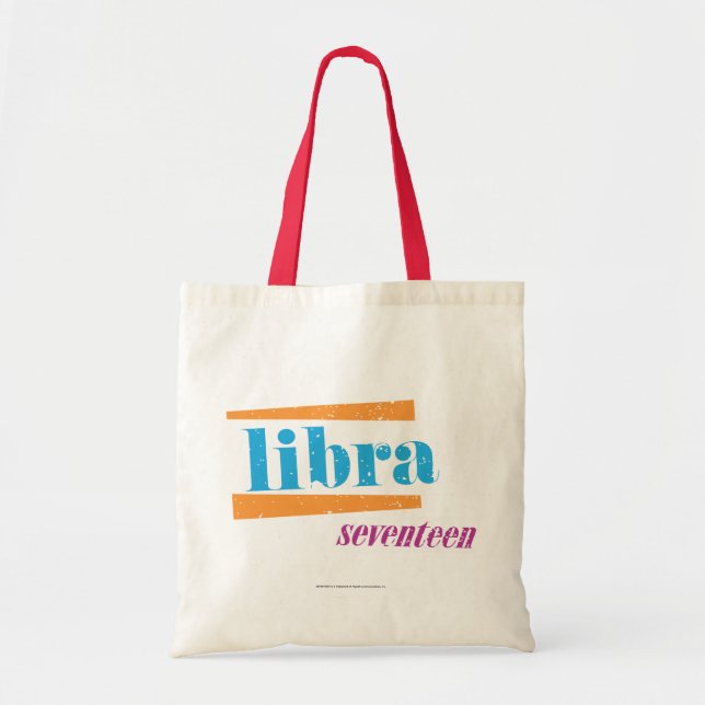 Bolso De Tela Aguamarina del libra (Frente)
