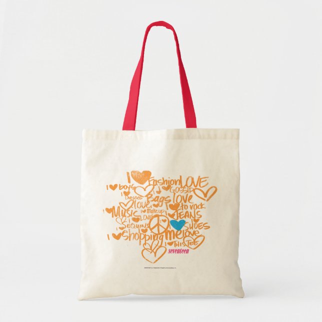 Bolso De Tela Aguamarina/naranja de la pintada (Frente)