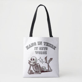 Bolso De Tela Aguanta, Empeora Esqueleto Sarcástico