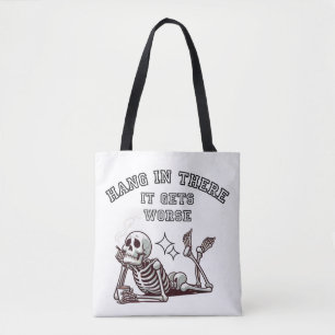 Bolso De Tela Aguanta, Empeora Esqueleto Sarcástico
