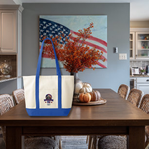 Bolso De Tela Águila Americana Patriótica Feliz 250 Aniversario