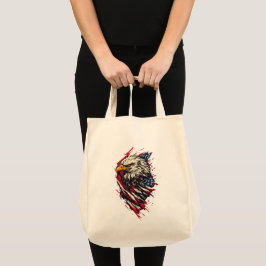 Bolso De Tela Águila Americana Patriótica Vintage 4 de Julio 