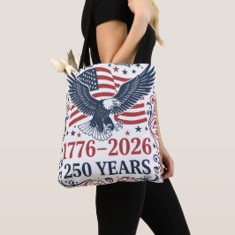 Bolso De Tela Águila calva 250 años de Libertad