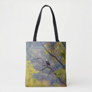 Bolso De Tela Águila calva en otoño