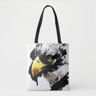 Bolso De Tela Águila calva Naturaleza salvaje Espíritu libre Pin