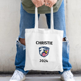 Bolso De Tela Águila electoral de Chris Christie 2024, patriota