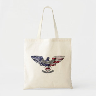 Bolso De Tela Águila Norteamericana Veterana "Orgullosa De Haber