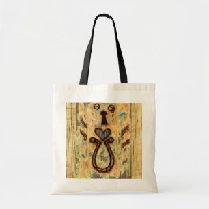 Bolso De Tela Agujero y corazón