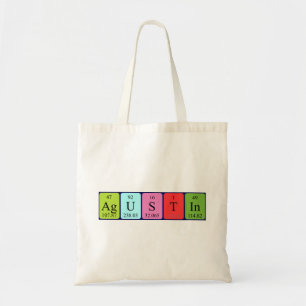 Bolso De Tela Agustin nombre de tabla periódica