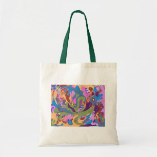 Bolso De Tela "Ahogándose" Resumen de arte