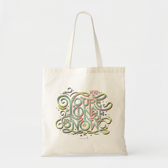 Bolso De Tela Ahora eres uno de nosotros, Green Graphic (Frente)