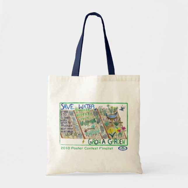 Bolso De Tela Ahorre el agua (Frente)