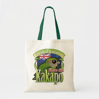 Bolso De Tela Ahorre el Kakapo de Nueva Zelanda