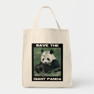 Bolso De Tela Ahorre la panda gigante