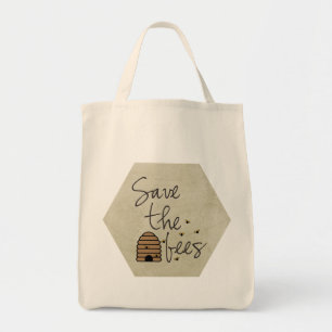 Bolso De Tela Ahorre las abejas