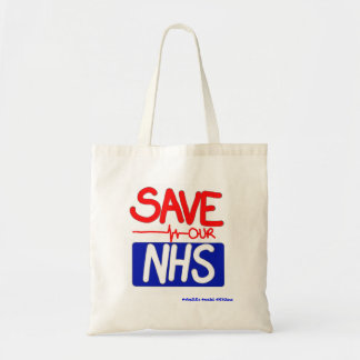 Bolso De Tela Ahorre nuestro NHS