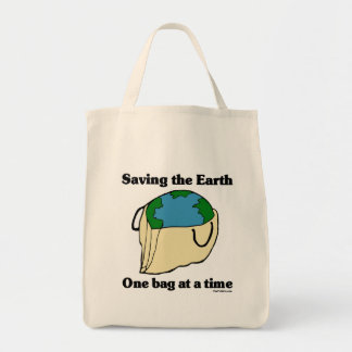 Bolso De Tela Ahorro del totebag de la tierra