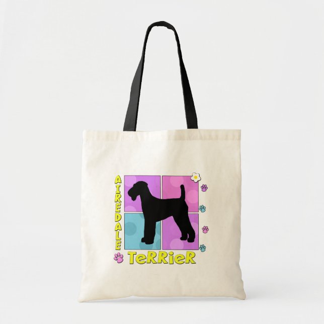 Bolso De Tela Airedale maravilloso Terrier (Frente)