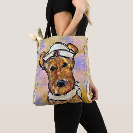 BOLSO DE TELA AIREDALE TERRIER