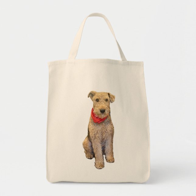 Bolso De Tela Airedale Tote Bag (Frente)
