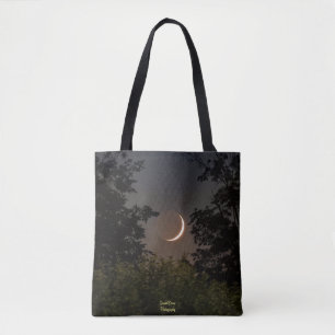 Bolso De Tela Ajuste de luna creciente