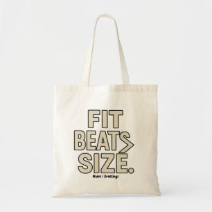 Bolso De Tela Ajustes Ritmos Tamaño Motivación Fitness, Estilo d